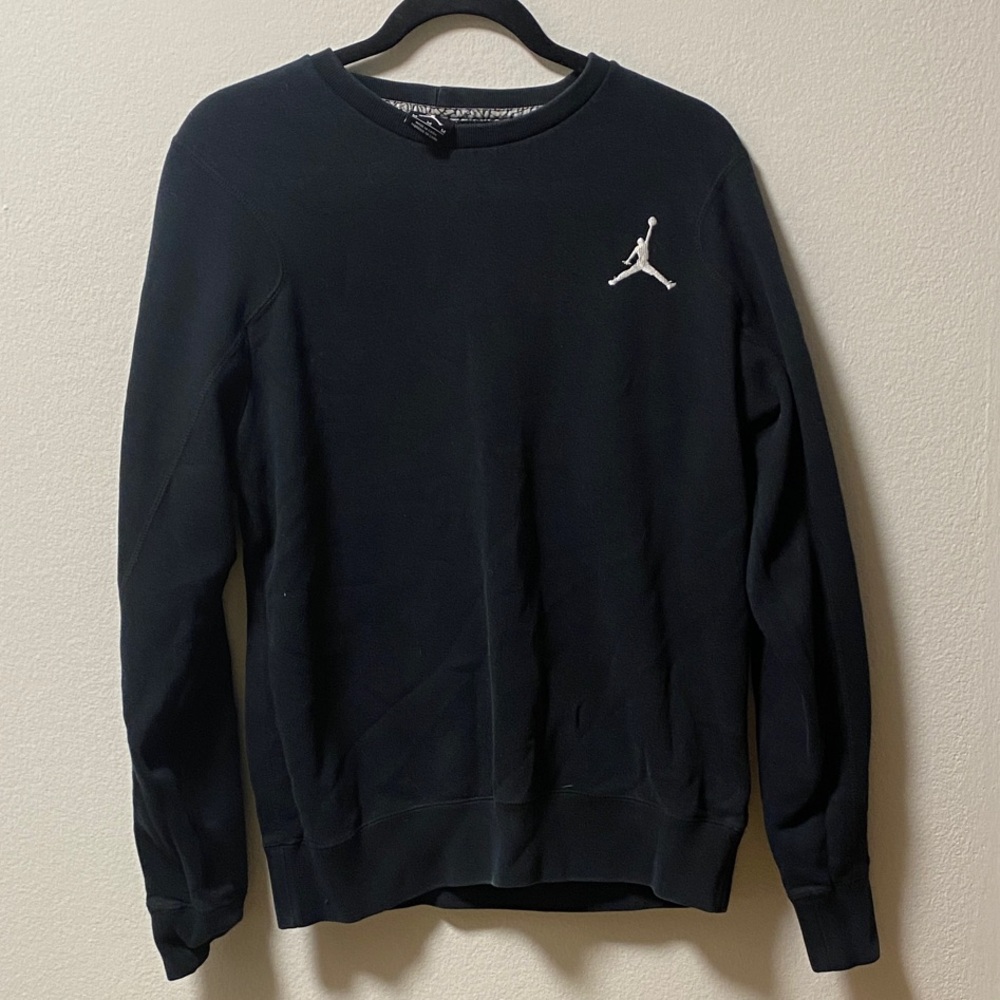 Jordan Classic Black Crewneck Sweater